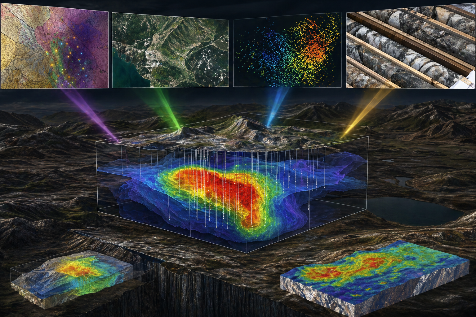 Subsurface Targeting – Core Sample Stack